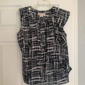 Michael Kors Black/white Blouse